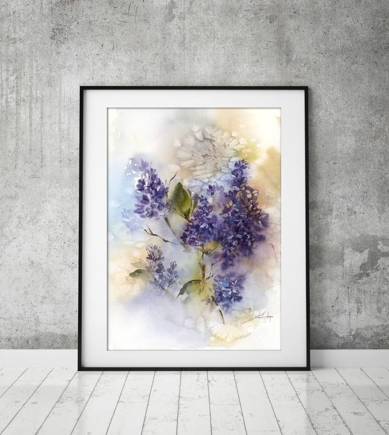 Original Impressionism Floral Painting by Sophie Rodionov