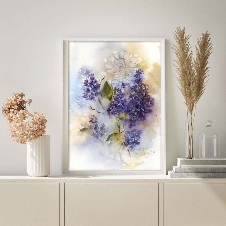 Original Floral Painting by Sophie Rodionov