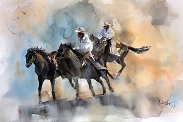 Original Horse Paintings by Sophie Rodionov