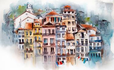 Print of Fine Art Cities Paintings by Sophie Rodionov