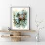 Painting: Watercolor on Paper.

Turquoise wall - painting inspired by specific wall and windows seen during my travels.

Watercolor on paper 300 gsm archival 100% cotton paper

Not framed.
Certificate of Authenticity is included.

Signed on top.
Signed and dated on a back.