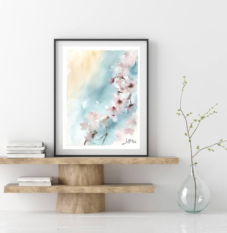 Original Impressionism Floral Painting by Sophie Rodionov