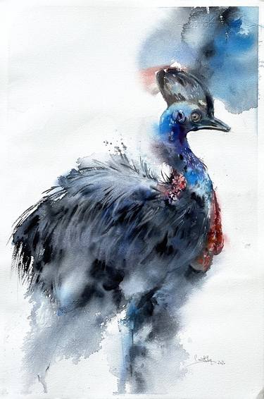 Original Impressionism Animal Paintings by Sophie Rodionov