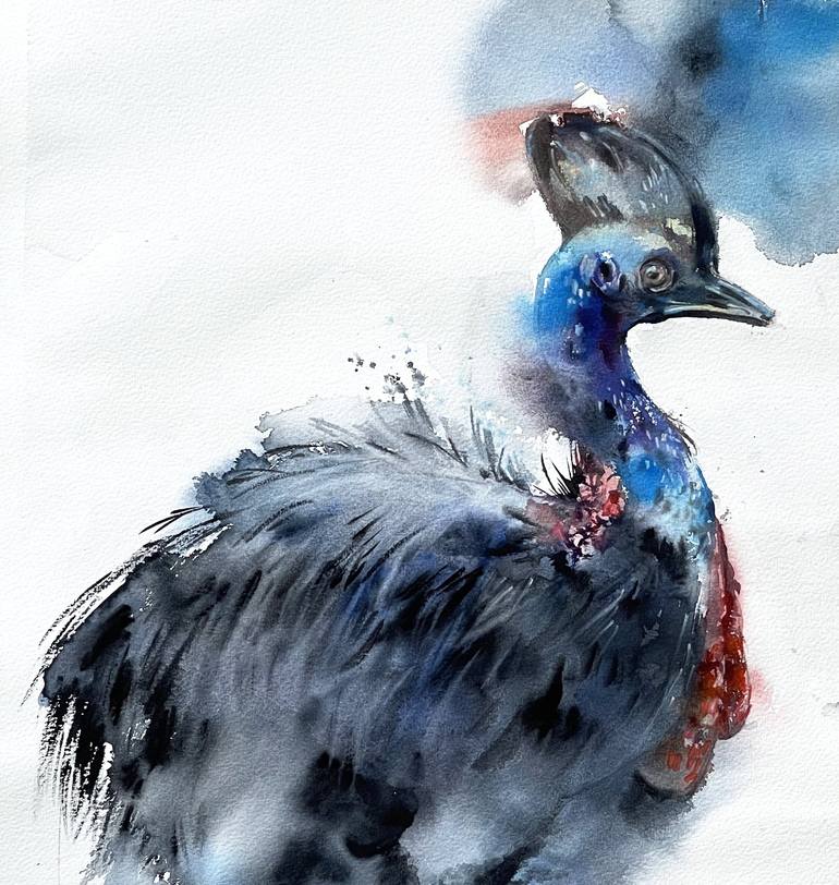 Original Impressionism Animal Painting by Sophie Rodionov