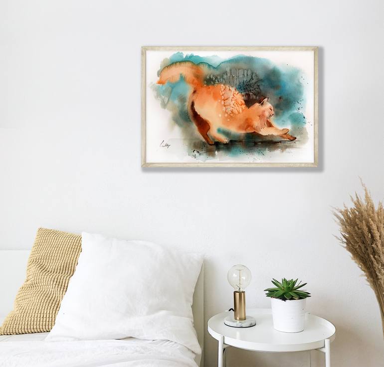 Original Animal Painting by Sophie Rodionov