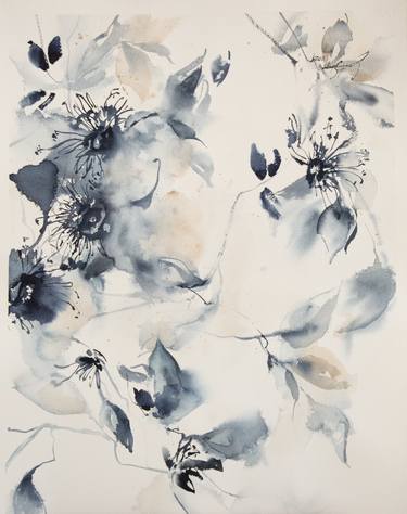 Print of Abstract Floral Paintings by Sophie Rodionov
