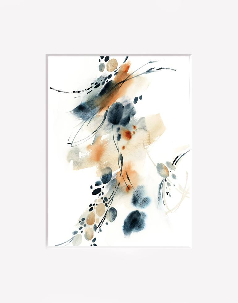 Original Fine Art Abstract Painting by Sophie Rodionov