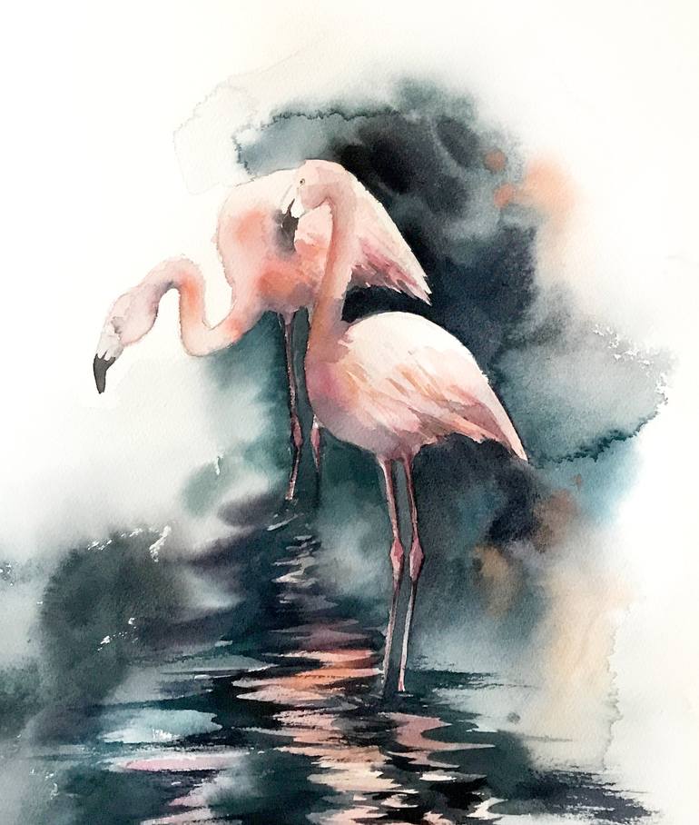 Original Animal Painting by Sophie Rodionov