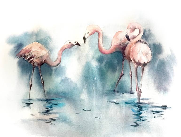 Original Animal Painting by Sophie Rodionov