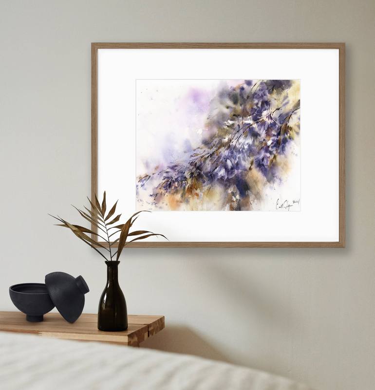 Original Impressionism Floral Painting by Sophie Rodionov