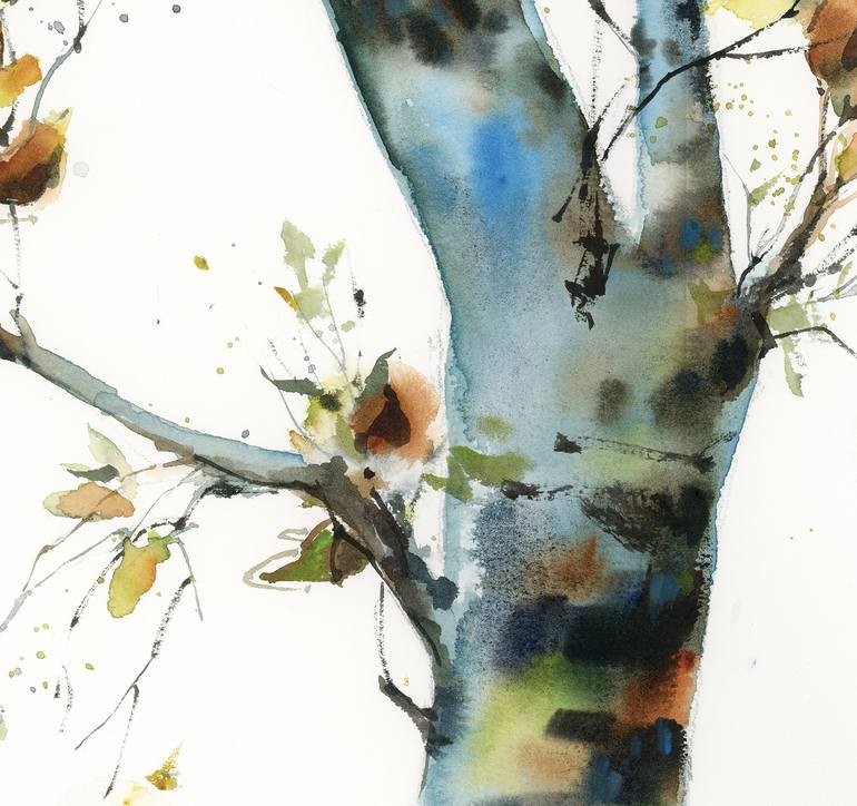 Original Impressionism Nature Painting by Sophie Rodionov