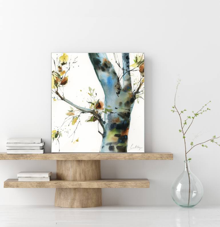 Original Impressionism Nature Painting by Sophie Rodionov