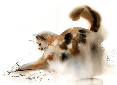Original Impressionism Animal Paintings by Sophie Rodionov