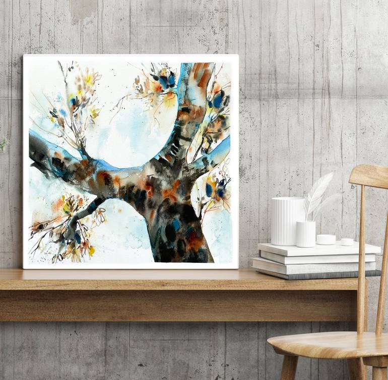 Original Impressionism Nature Painting by Sophie Rodionov