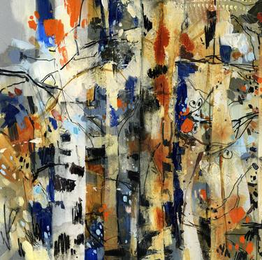 Original Abstract Expressionism Abstract Paintings by Sophie Rodionov