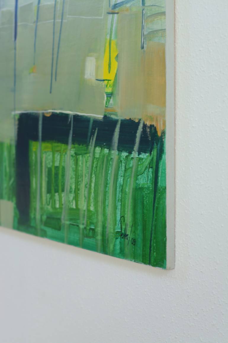 Original Abstract Landscape Painting by Franz Petto