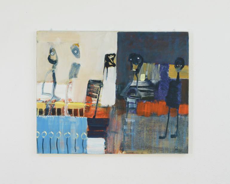 Original Surrealism Abstract Painting by Franz Petto