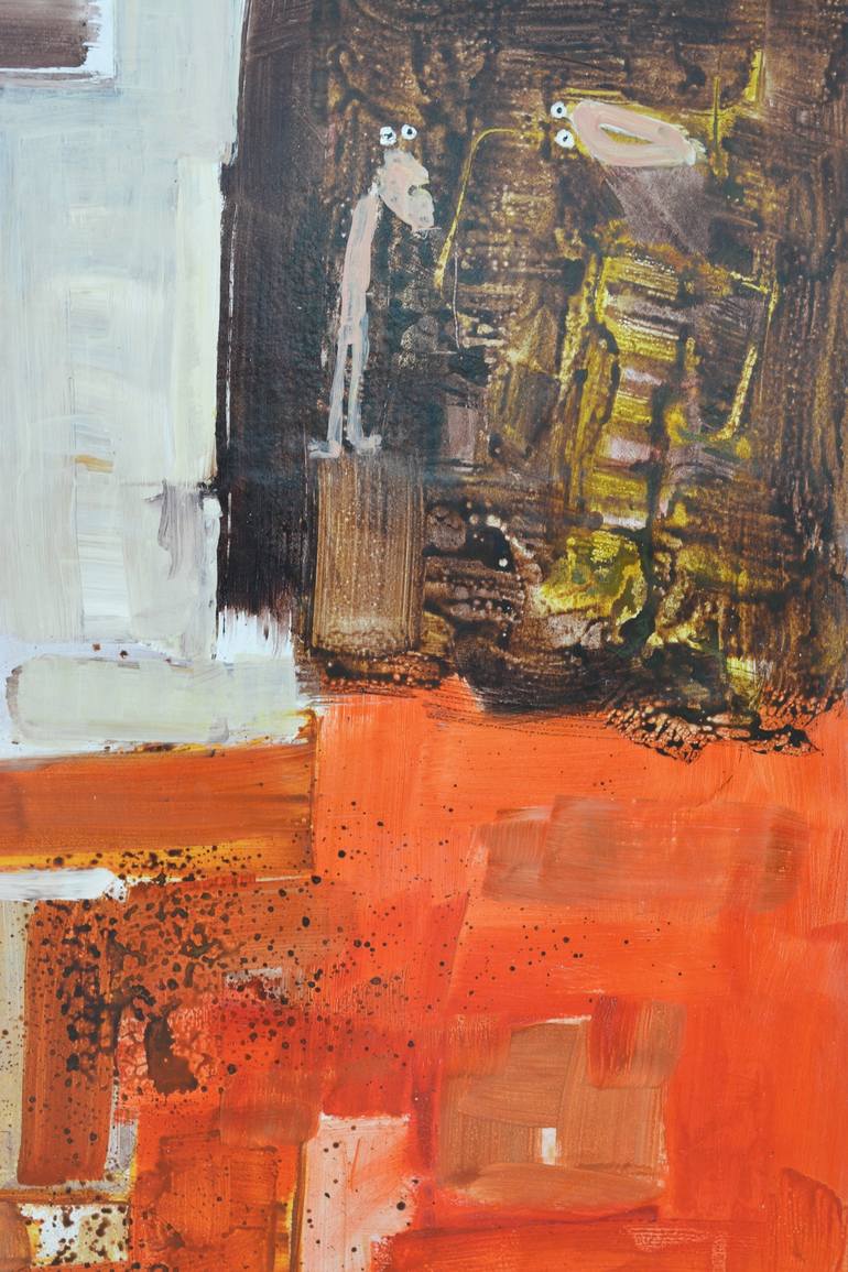 Original Abstract Expressionism Abstract Painting by Franz Petto