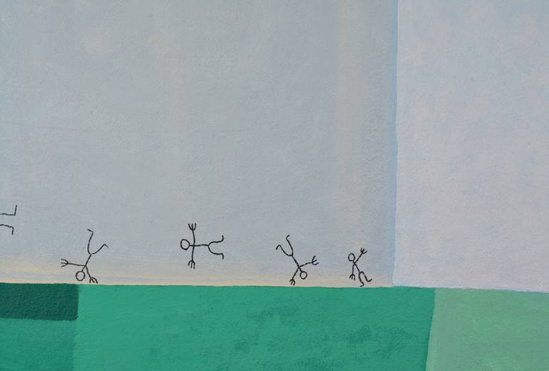 Original Abstract Landscape Painting by Franz Petto