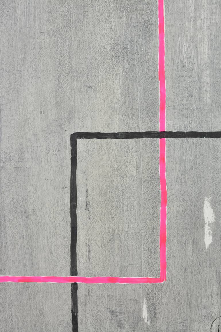 Original Abstract Geometric Painting by Franz Petto