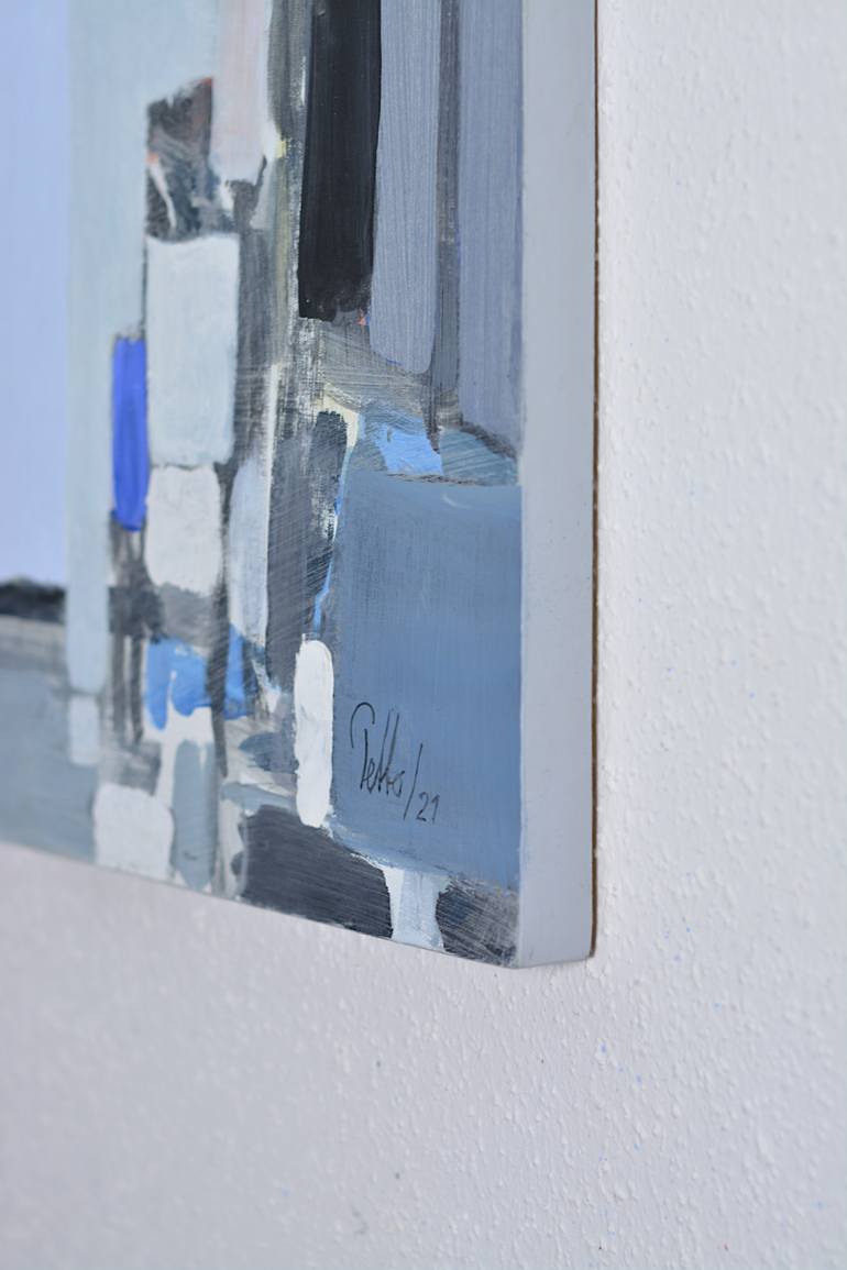 Original Abstract Landscape Painting by Franz Petto