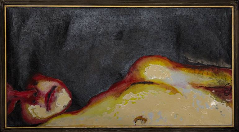 Original Figurative Nude Painting by Nora Dorian