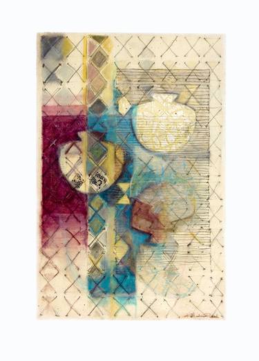 Print of Fine Art Abstract Collage by Kerryn Madsen-Pietsch