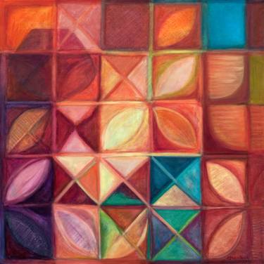 Print of Abstract Geometric Paintings by Kerryn Madsen-Pietsch