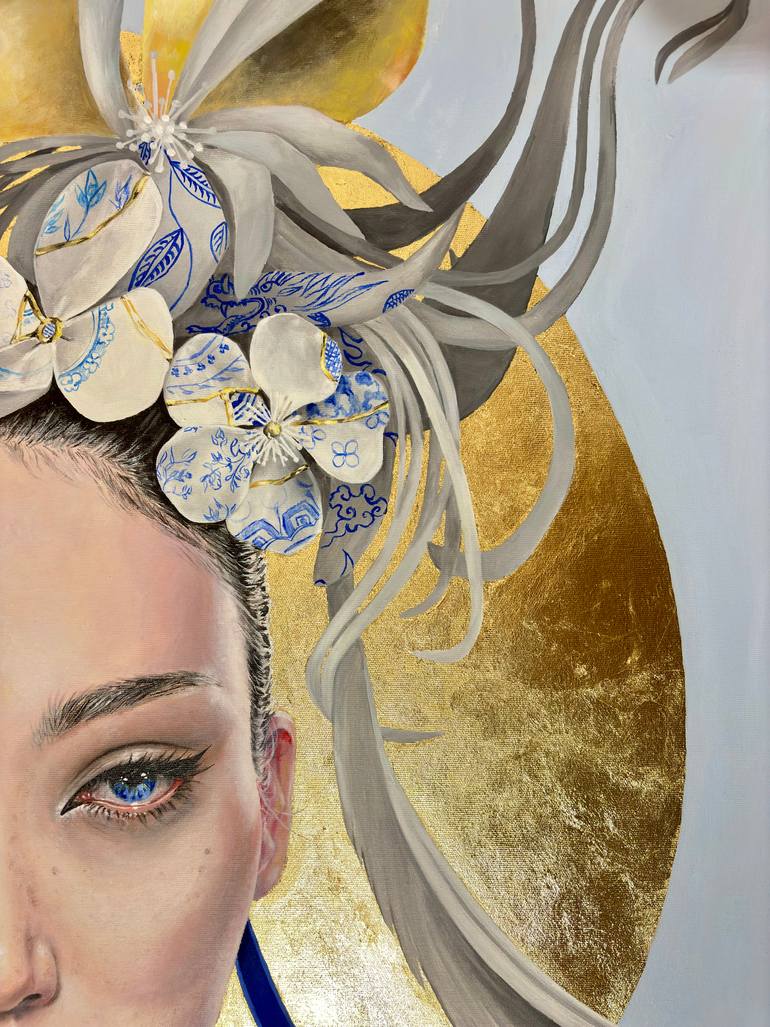 Original Figurative Fantasy Painting by Amalia Pop