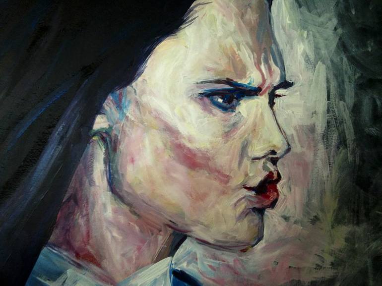 Original Portrait Painting by Amalia Bot