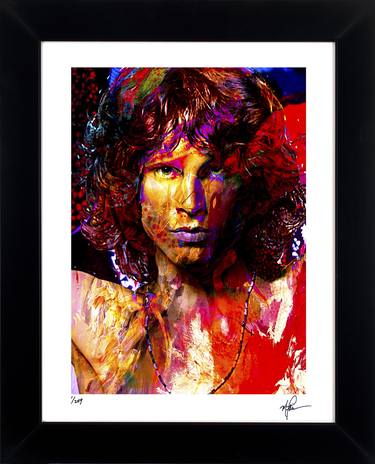 Original Portraiture Pop Culture/Celebrity Printmaking by Mark Lewis