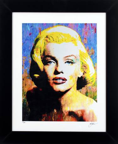 Original Portraiture Pop Culture/Celebrity Printmaking by Mark Lewis