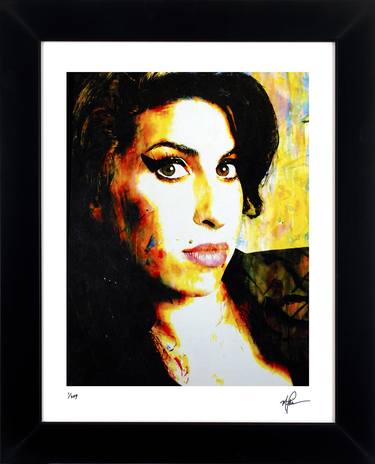 Original Portraiture Pop Culture/Celebrity Printmaking by Mark Lewis