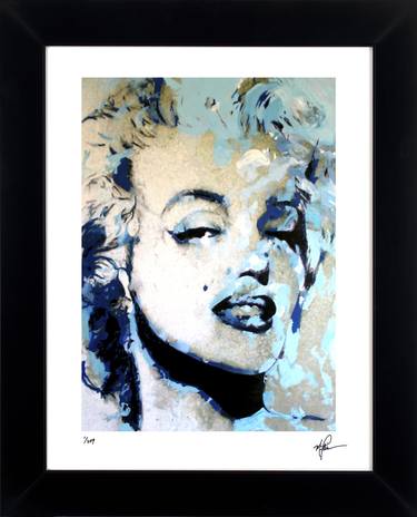 Original Portraiture Pop Culture/Celebrity Printmaking by Mark Lewis