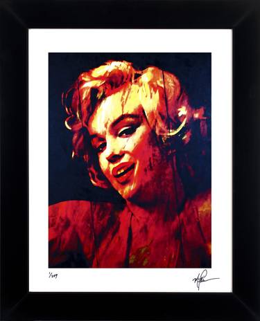 Original Portraiture Pop Culture/Celebrity Printmaking by Mark Lewis