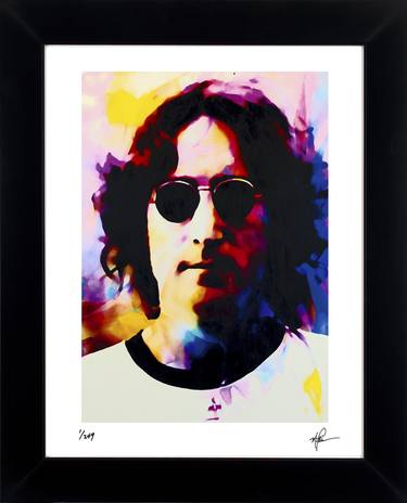 Original Portraiture Pop Culture/Celebrity Printmaking by Mark Lewis