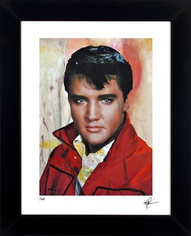 Original Portraiture Pop Culture/Celebrity Printmaking by Mark Lewis