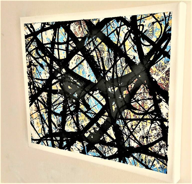 Original Abstract Expressionism Abstract Painting by Jingle Li