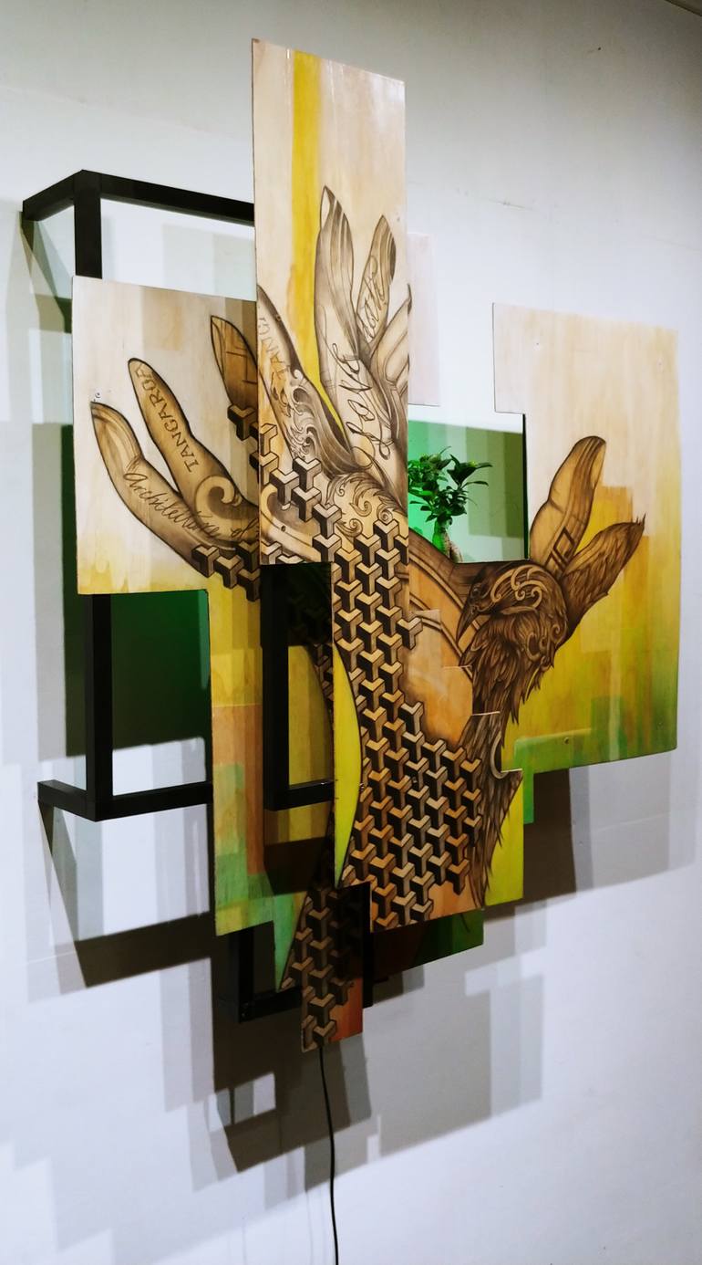 Original Conceptual Abstract Installation by Ronnie Samuels