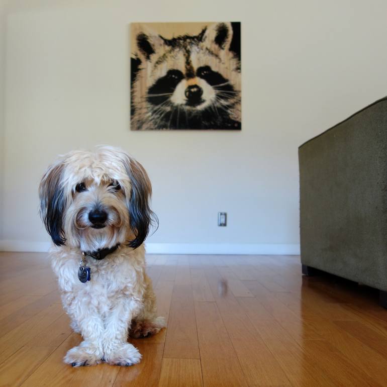 Original Street Art Animal Painting by Erick Laubach