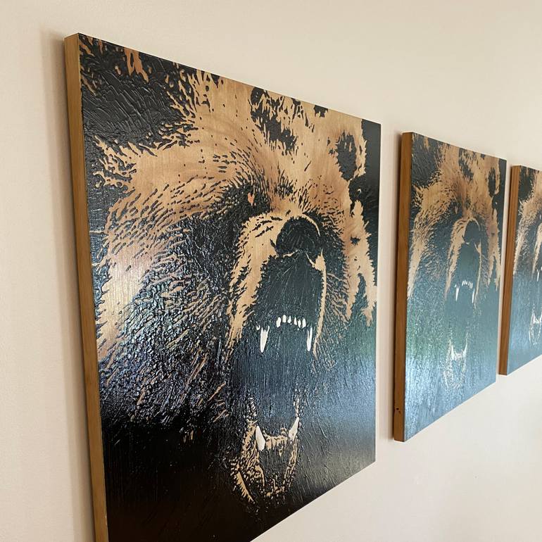 Original Pop Art Animal Painting by Erick Laubach