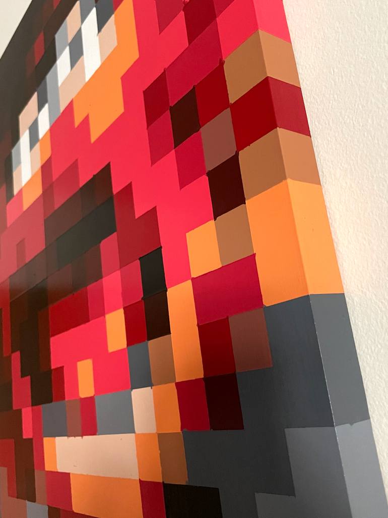 Original Abstract Pop Culture/Celebrity Painting by Erick Laubach