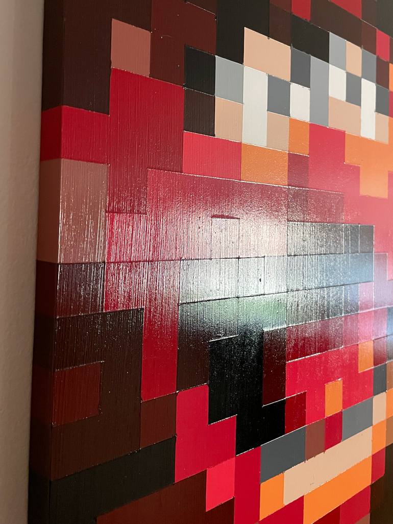 Original Abstract Pop Culture/Celebrity Painting by Erick Laubach