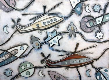 Original Airplane Paintings by Andrea Benetti