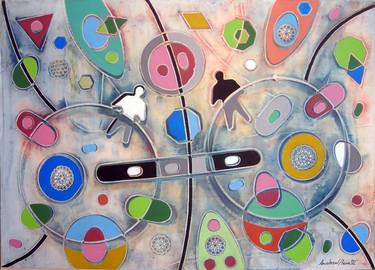 Original Abstract Paintings by Andrea Benetti