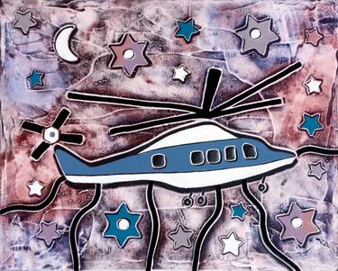 Original Pop Art Airplane Paintings by Andrea Benetti