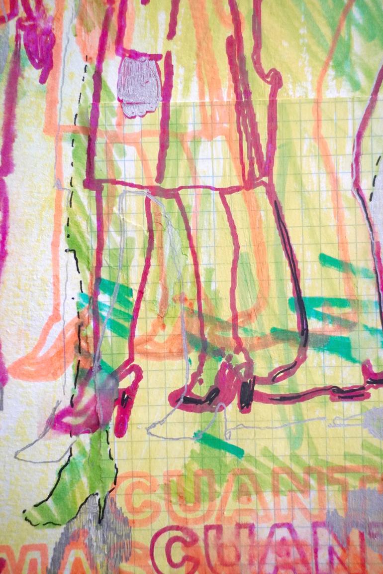Original Conceptual People Mixed Media by Andrea Hauer