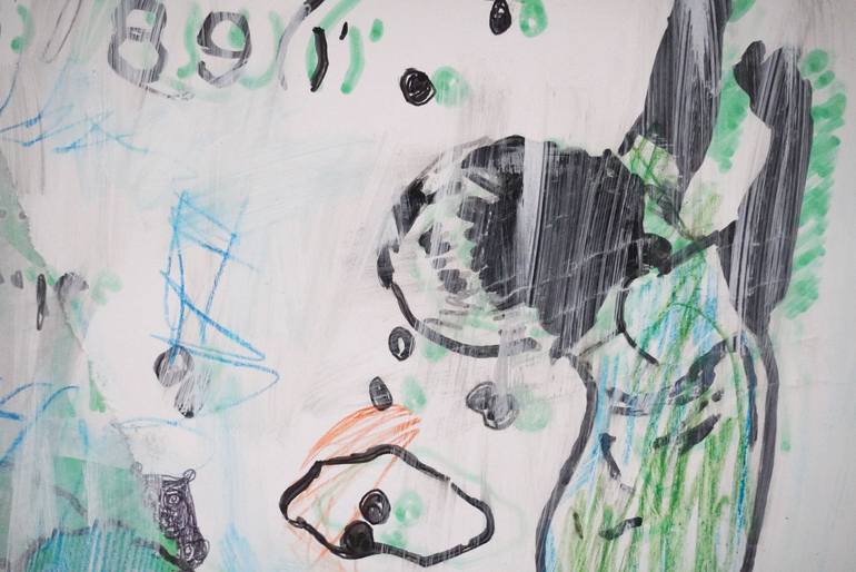 Original Contemporary Children Mixed Media by Andrea Hauer