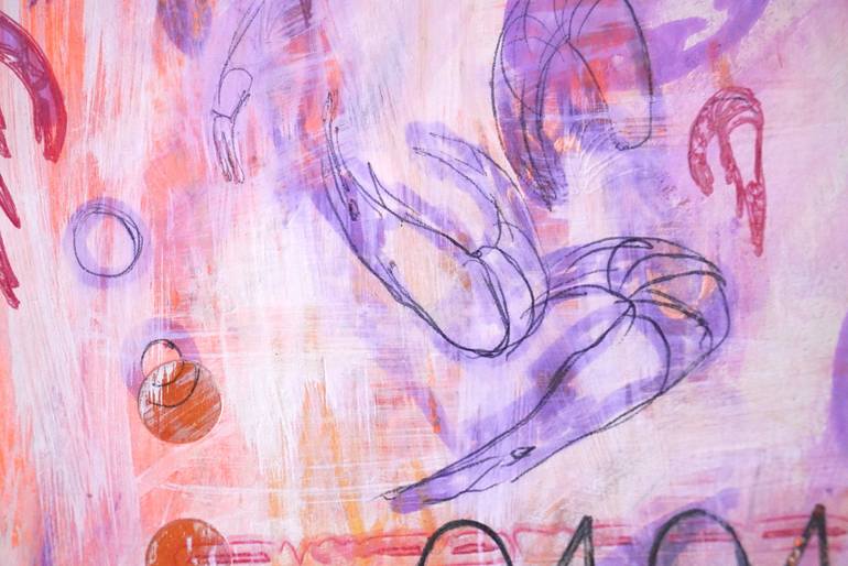 Original Conceptual Time Mixed Media by Andrea Hauer