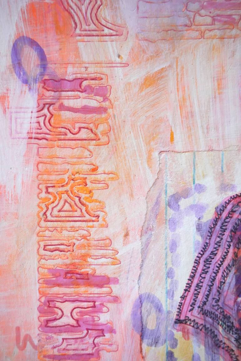 Original Conceptual Time Mixed Media by Andrea Hauer
